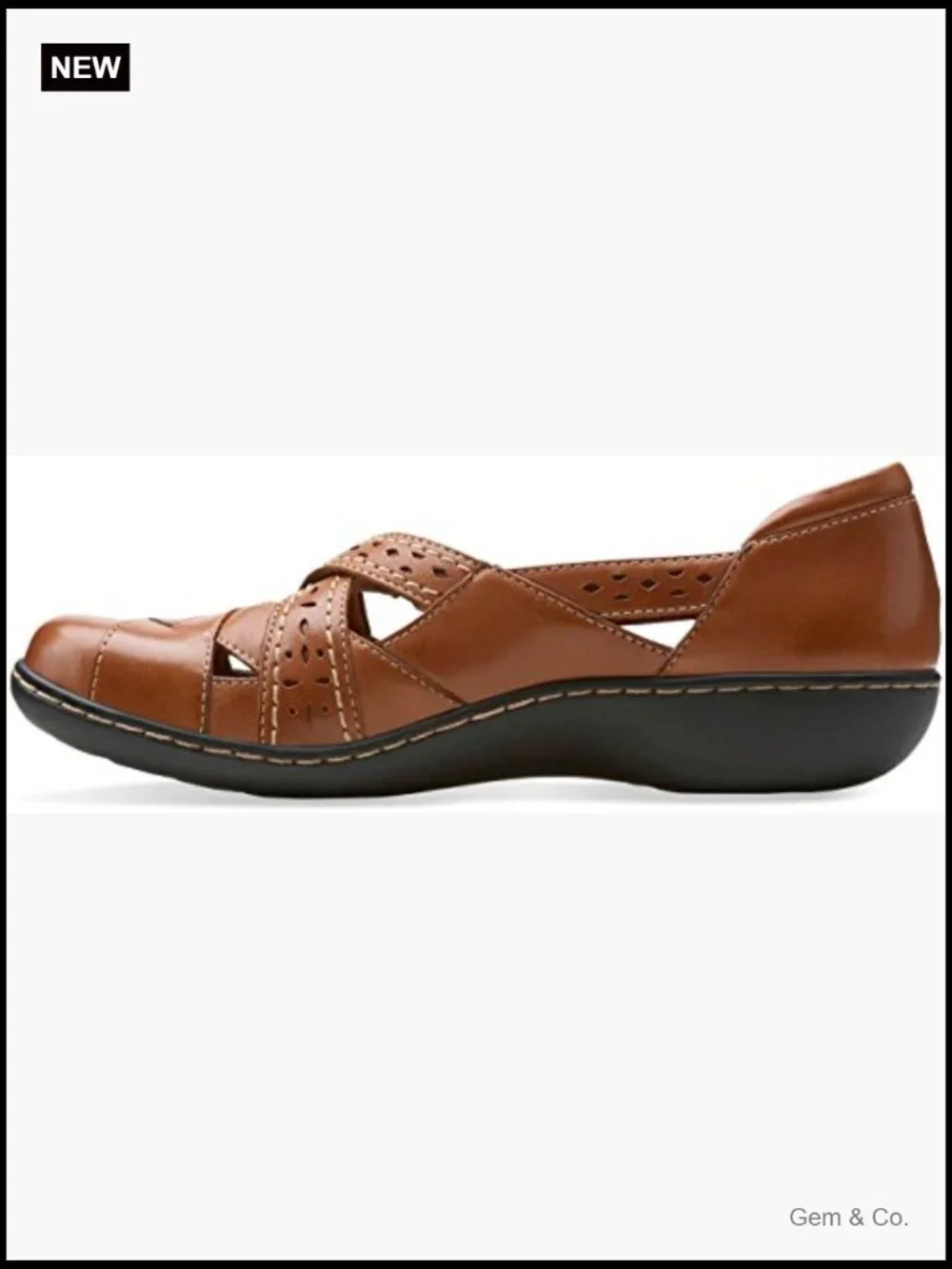 Women's Leather Loafers with Cushioned Footbed